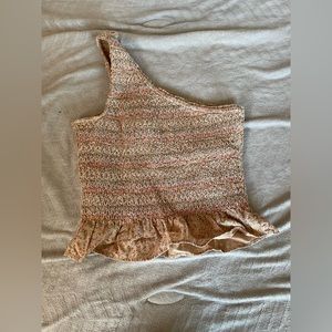 aeropostale one shoulder crop top